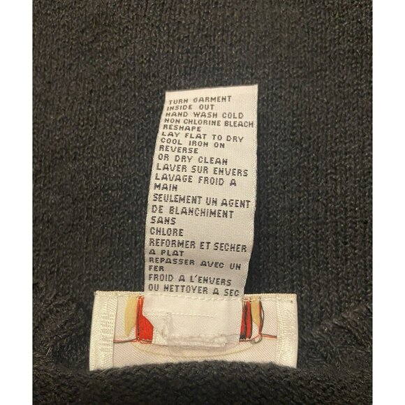 Talbots‎ Sweater Womens Size L Santa Embroidered Ramie Blend 90s Ugly Beautiful - Picture 7 of 7